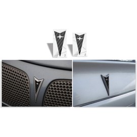Arrowhead Overlay Decals | Front, Rear (Set of 2) - 2004-2006 Pontiac GTO - (Color: Carbon Fiber)