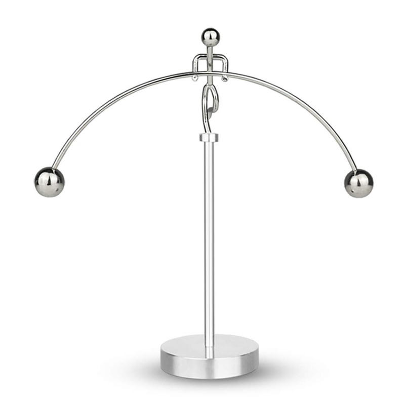 ThinkTop Weightlifter Kinetic Art Balance Steel Balance Physics Eduecational Decoration