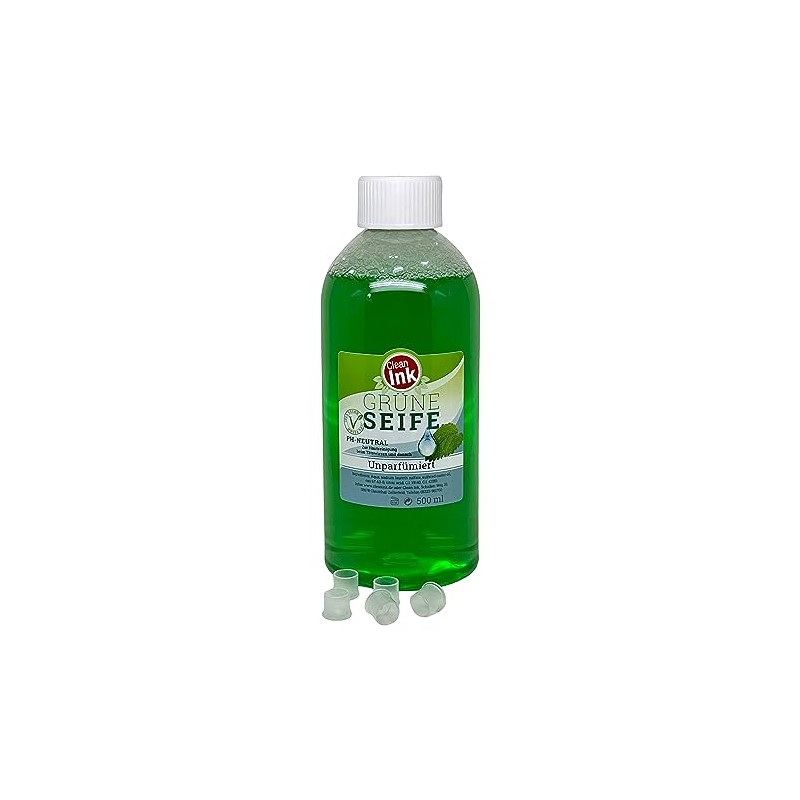 500 ml Clean Ink Green Soap Vegan + 5 Premium