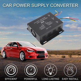 1 x TUCKBOLD Truck 24V to 12V Step Down Car Power Supply Module 30A | Power Supply Converter Black