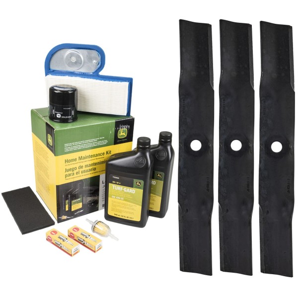 John Deere OEM Model LX280 Maintenance Kit and Mulching Blades,