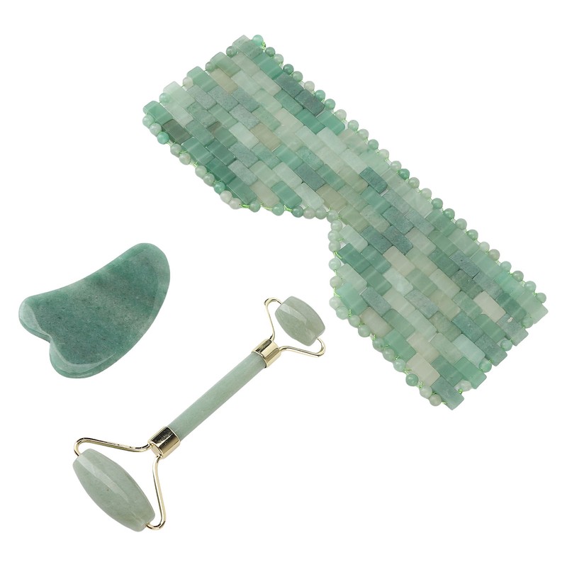 Jadestone Eye Pad Roller Cooling Relieve Puffiness Adjustable Jadestone Eye