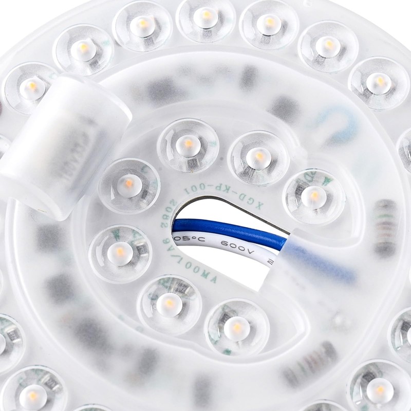 HAOLEDI 3.94'' 18W LED Ceiling Fan Light Retrofit Kit, Ceiling