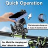 LOKTENWO Motorcycle Phone Mount with Vibration Dampener & Secure Lock,