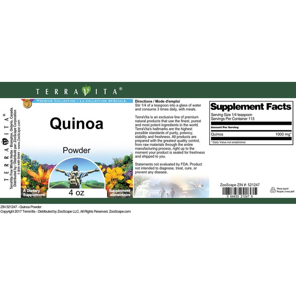 Quinoa Powder (4 oz, ZIN: 521247) - 3 Pack