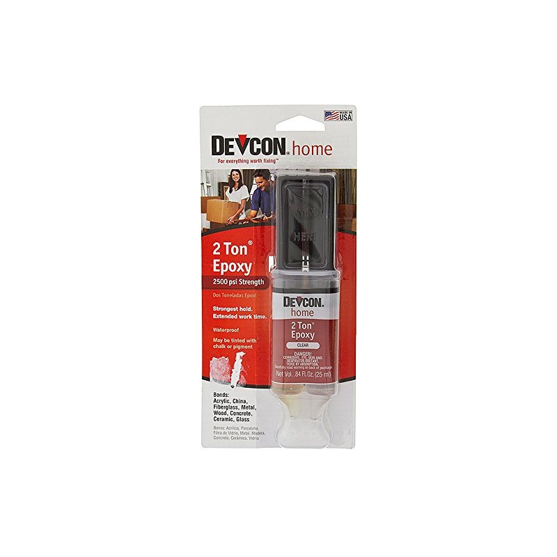 Devcon Epoxy, 2 Ton Epoxy, 1 Ounce Syringe | GLU-731.00