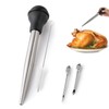 Turkey Baster Syringe Stainless Steel Turkey Baster Whit 2 Marinade