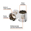 Truper D-3826, Dado de 12 puntas std, 13/16", cuadro 3/8"
