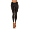 Koucla Glossy Latex Look Leggings L/XL, Black, black