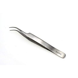 Schwertkrone Curved tweezers tick tweezers watchmaker tweezers splinter tweezers curved 11.5 cm tweezers pointed for model making
