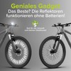 Velmia Spoke Reflectors Set, 36 Pieces, StVZO (German Road Regulation)