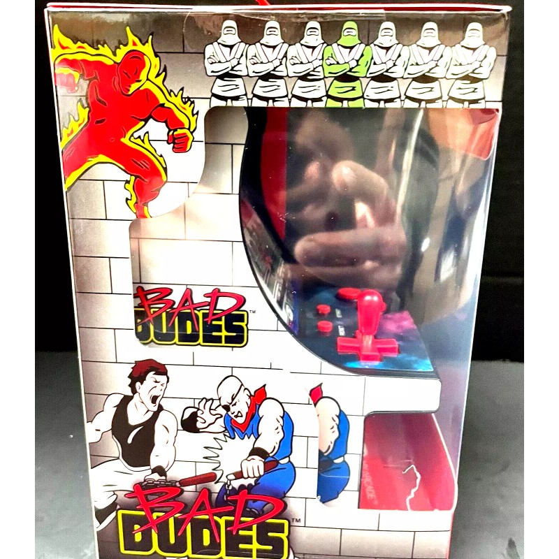 My Arcade Bad Dudes Micro Player 6.75 In Mini Retro