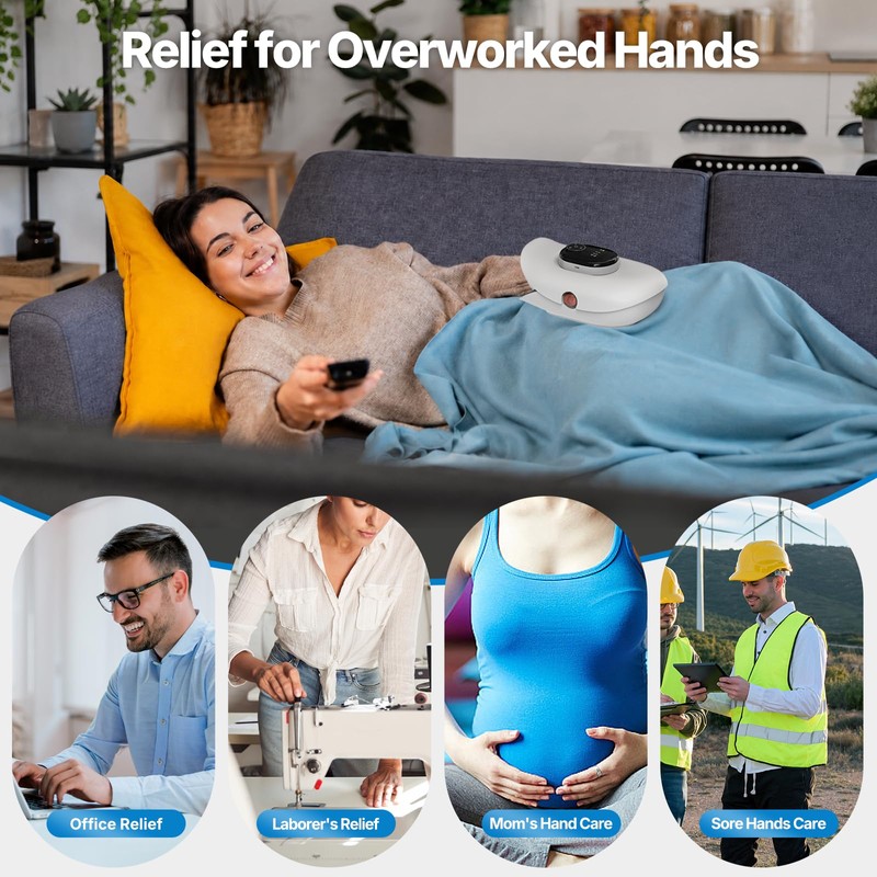 5BILLION FITNESS Hand Massager with Heat and Compression