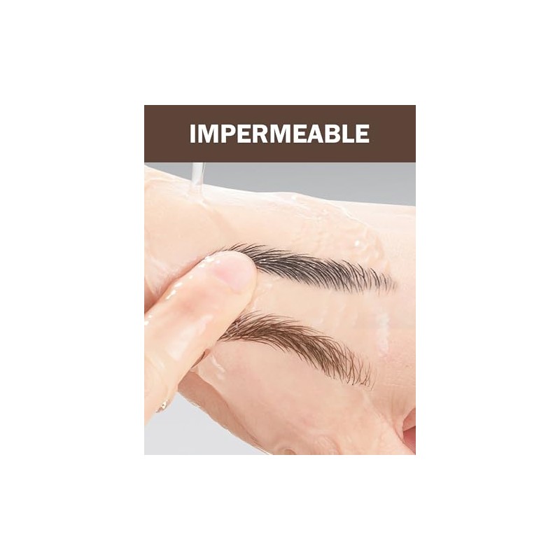 Erinde Impermeable Lápiz Cejas Líquido Natural Larga Duración