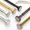 BRIOFOX Shower Curtain Rod Adjustable 18-64 Inch, Stainless Steel Spring