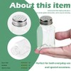 HESSION 4 Pack Salt and Pepper Shakers Glass Salt Shakers