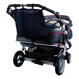 Sunnybaby 850120509 Pram Shopping Net for Twin Pushchairs with Privacy Screen – Colour: Navy Blue