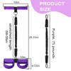 Pedal Resistance Band with Handle Upgraded Multifunction Tube for Exercise