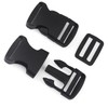 10 Pack 32mm Plastic Side Release Buckle Clips, Replacement Buckle