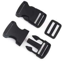 10 Pack 32mm Plastic Side Release Buckle Clips, Replacement Buckle Snaps Backpack Clips Buckles Clips for Luggage Rucksack Back Webbing Strap