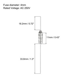 sourcing map 2Pcs Metal Temperature Thermal Fuse RY152 152 °C 305.6 °F 10A 250V Cutoff Thermal Fuse for Motor Transformer Electric Industrial Home Appliance