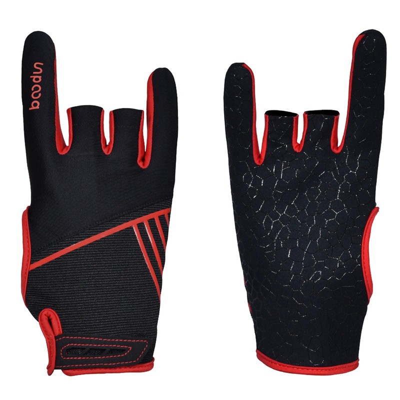 URTERYSER Non-Slip Bowling Gloves Grip Protective Gloves SemiFinger Instruments Sports