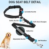 2 Pcs Dog Car Seat Belt, Pet Seatbelt Harness for