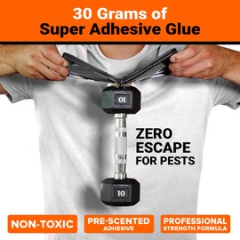 Glue Mouse Traps Indoor for Home (24 Pack), Small Glue Mice Traps, Pre-Baited Peanut Scent Sticky Mouse Traps for Small Mice, Insects, Rodent, Bug & Spiders, Pet & Family Safe (Small, 24pk)