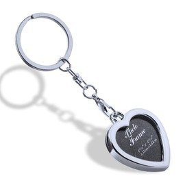 Photo Frame Keychain for Women Men Heart Picture Frame Keychains for Her Him Christmas Birthday Gifts for Best Friend Couple Picture Key Chain