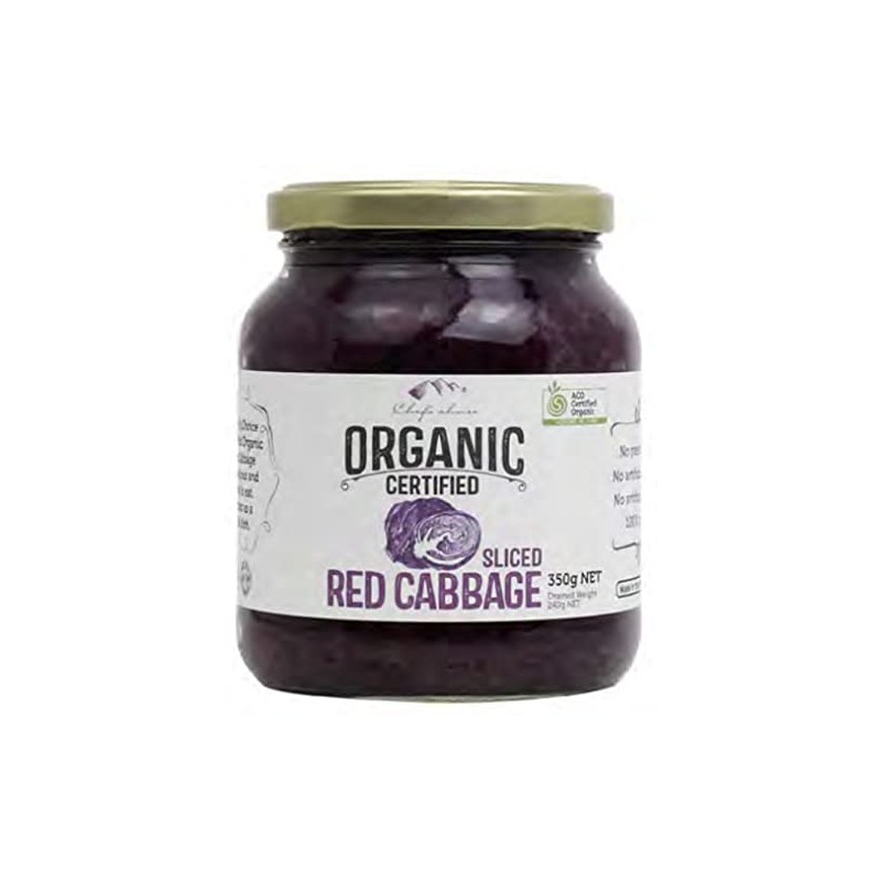 Chefs Choice Organic Red Cabbage 350g