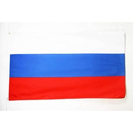 AZ FLAG Russia Flag 5ft x 3ft (150cm x 90cm) - 100% Polyester with Brass Grommets - 110g - Vibrant Colours
