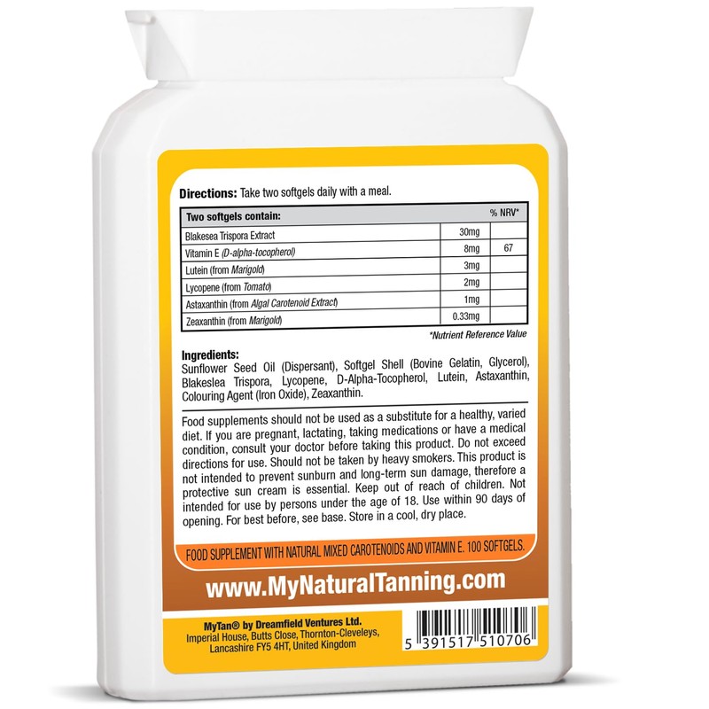 MyTan Bronze Tanning Pills Twin Pack | Sun Tan Supplement