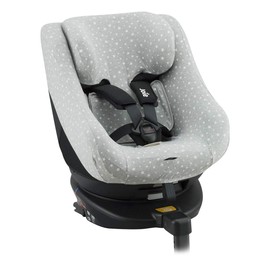 JYOKO KIDS Cotton Cover Liner compatible with Joie Spin 360, Nuna REBL (White Star)