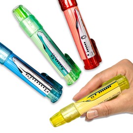 Shinkansen Erasers, Set of 5, Knock Type, Shinkansen Trains, Dr.Yellow, N700S, E5, E6, E7 Series, Kids (Set of 5)