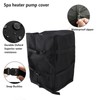Focket Heater Pump Cover, Waterproof Polyester Linen Insulated Pump Cover,