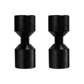 2 Stück Flansch Ausrichtungsstift, Aluminium Rohrflanschausrichter Doppelloch Verbindungsstift 1-1/8" Set, für Große Maschinen 0,5 Bis 14“ Autoschiffen Haken/Bremssättel/150LB Flansche (Kein Ebene)