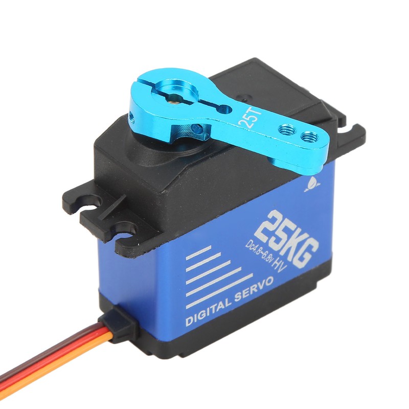 RC Digital Servo Blue Aluminium Alloy 25kg 25T Large Torque