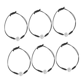 COHEALI Volleyball Pendant Bracelet Braided Fashionable Teenager Boy Girl Present Elastic Elegant Design