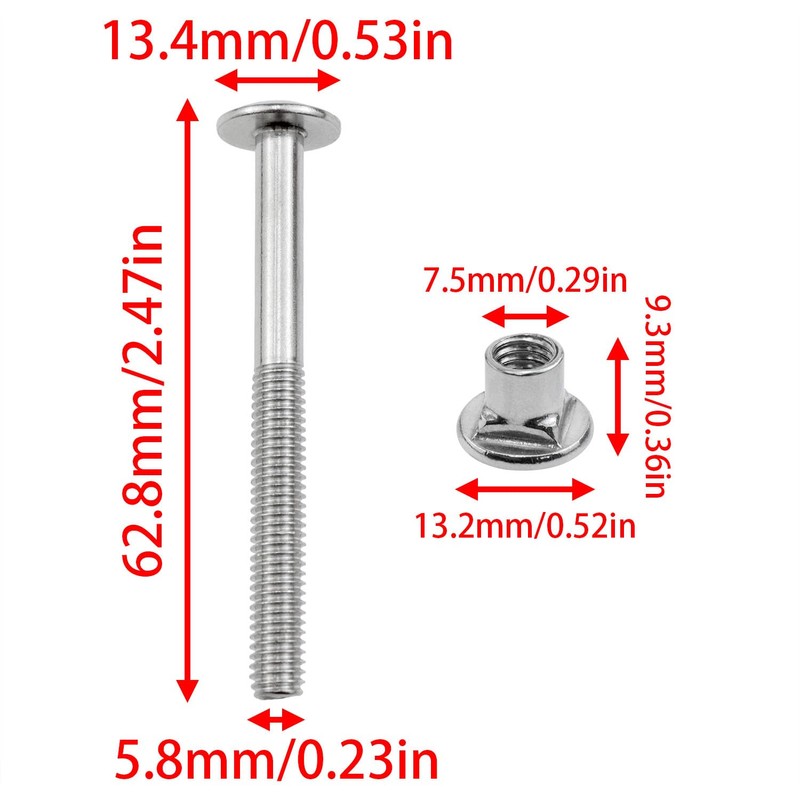 AYLIFU Stainless Steel Bolt Tamper-Proof Screw Anti-Theft Bolt and Nut