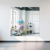 Wall Mirror Tiles Full Length, 12 x 12 Inch x