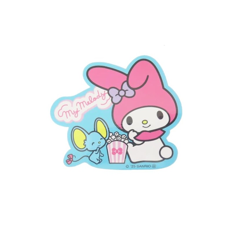 My Melody [Die Cut Sticker] Character Sticker/Popcorn Sanrio