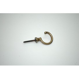 Ceiling Hook Wall Hook Screw Hook Decorative Hook Burnished Metal 32 x 11 x 22 mm