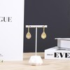 VTSKAIIE 14K Hammered Gold Vintage Teardrop Dangle Leverback Earrings for
