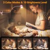 Reading Light, 3 Modes & 10 Brightness Clip on Light,