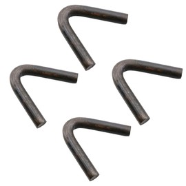 AB Tools 4pk Weld On Rope Hook Tie Down Anchor Strap Point 12mm Self Colour