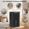 Dehumidifier, 95OZ Dehumidifier for Home 1000 Sq.Ft - Quiet with