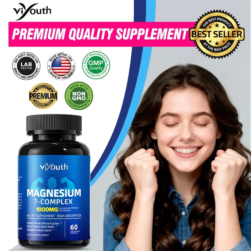 Multi-Source Magnesium Capsules – 60 Count – Magnesium Complex Dietary