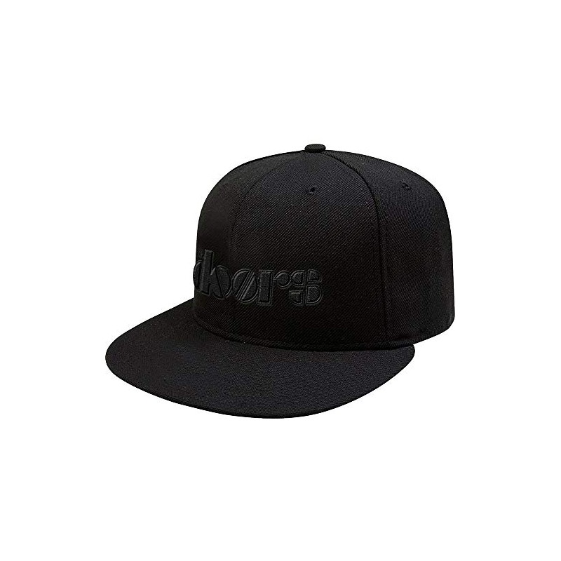 Men's Doors Logo Snapback Baseball Cap Adjustable Black