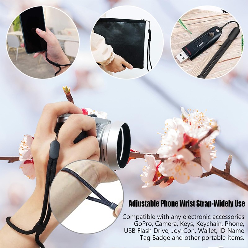 Turkalla Phone Tether Tab, 1 Pieces Adjustable Phone Wrist Strap