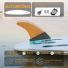 AQUBONA Double Tabs MF FINS Surfboard Fiberglass Fins for Surfing